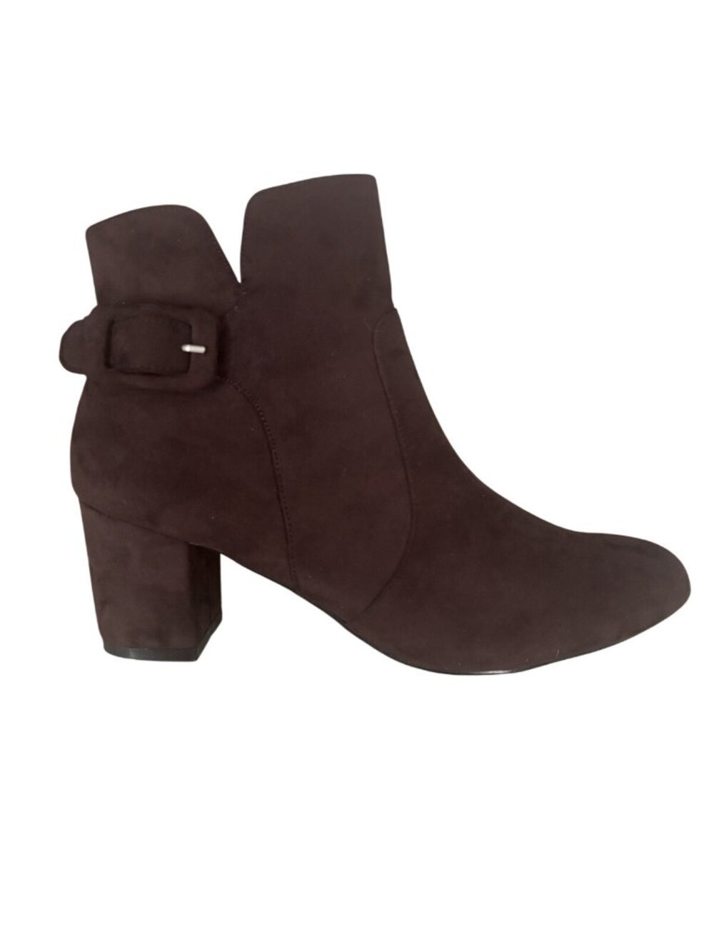 Andrés Machado Brown Suede Ankle Booties Buckle Detail Size 43 US 11.5
